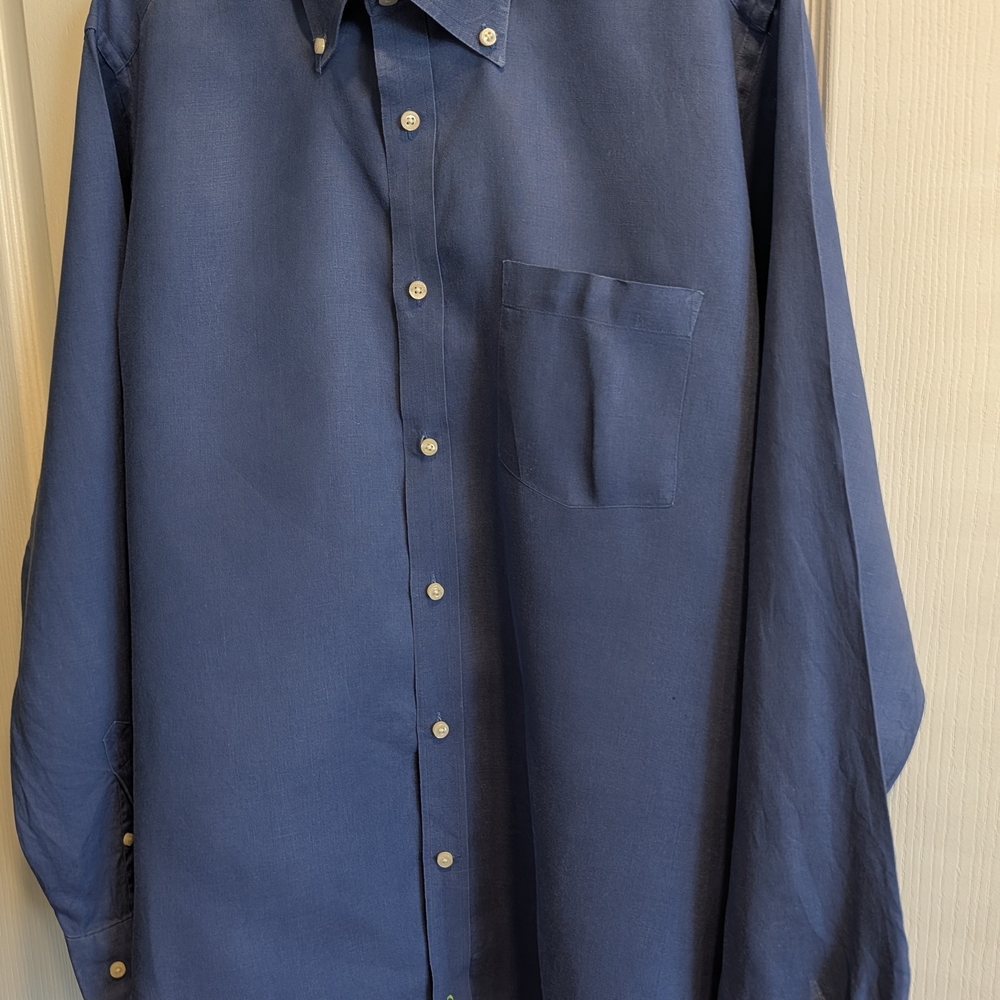 Tailorbyrd Deep Blue Casual Button Down Shirt